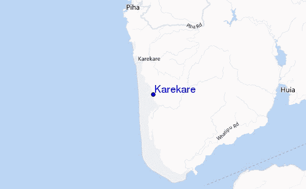 mapa de ubicación de Karekare