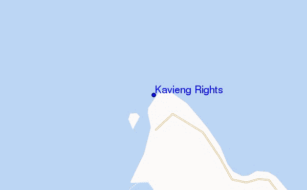 mapa de ubicación de Kavieng Rights
