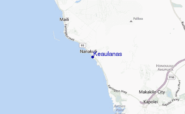 mapa de ubicación de Keaulanas