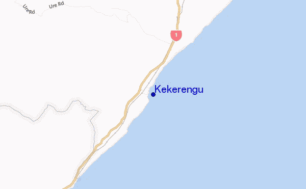 mapa de ubicación de Kekerengu