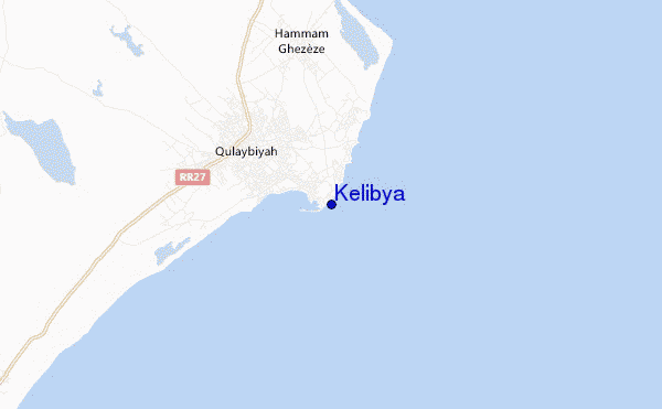 mapa de ubicación de Kelibya