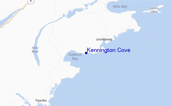 Kennington Cove Location Map