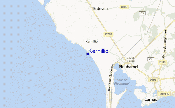 mapa de ubicación de Kerhillio