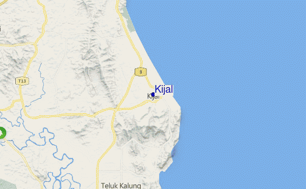 mapa de ubicación de Kijal