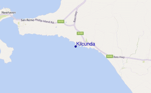mapa de ubicación de Kilcunda