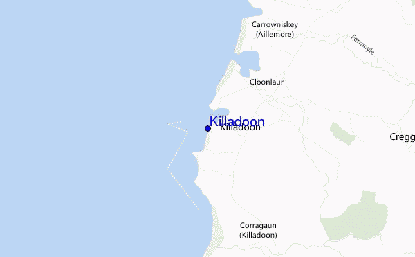mapa de ubicación de Killadoon