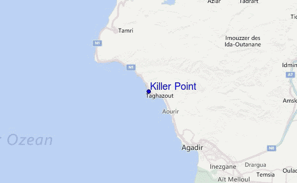 Killer Point Location Map