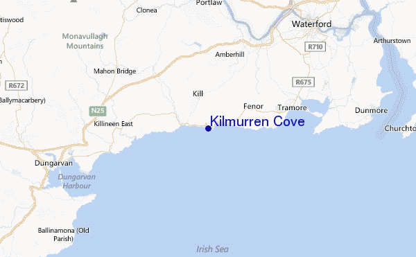 Kilmurren Cove Location Map