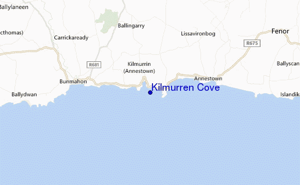 mapa de ubicación de Kilmurren Cove