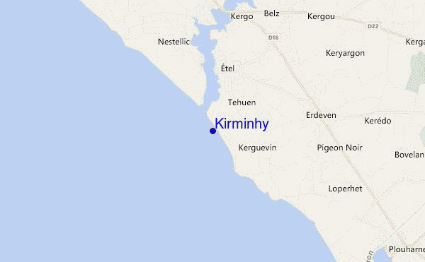 mapa de ubicación de Kirminhy