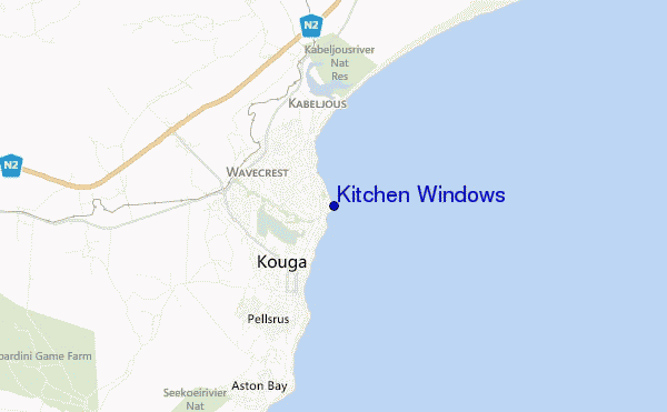 mapa de ubicación de Kitchen Windows