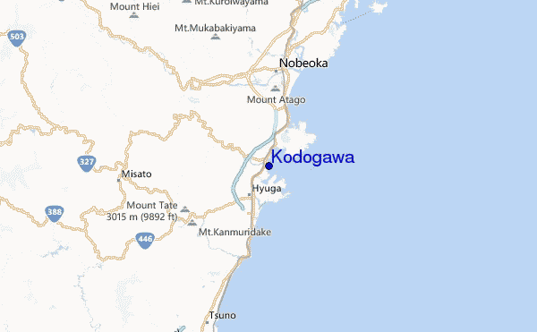 Kodogawa Location Map