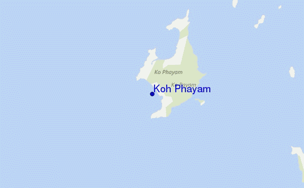 mapa de ubicación de Koh Phayam