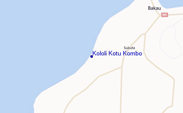 mapa de ubicación de Kololi Kotu Kombo