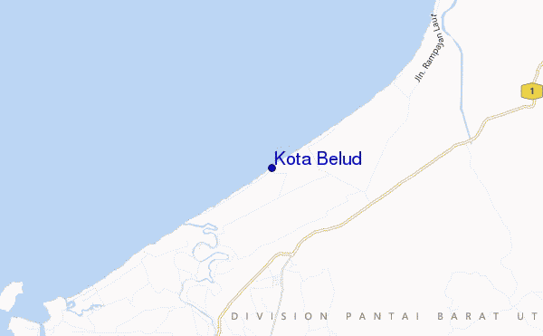 mapa de ubicación de Kota Belud