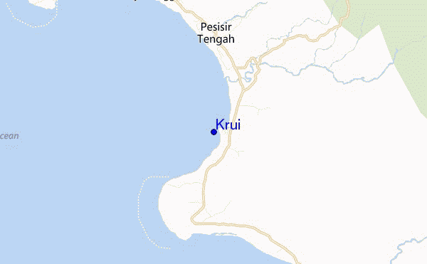 mapa de ubicación de Krui