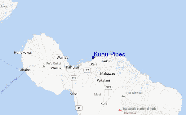 Kuau Pipes Location Map