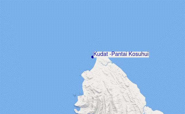 mapa de ubicación de Kudat (Pantai Kosuhui)