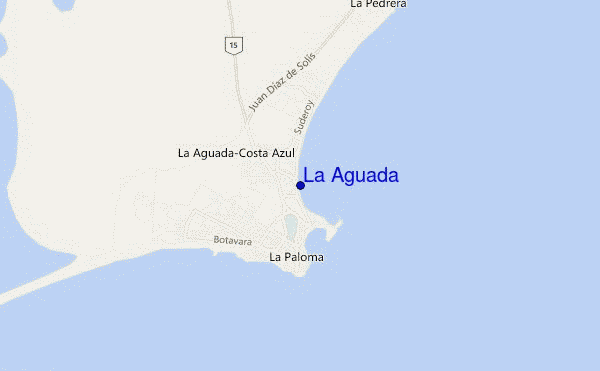 mapa de ubicación de La Aguada