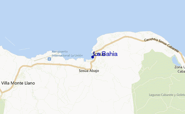 mapa de ubicación de La Bahia