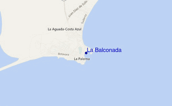 mapa de ubicación de La Balconada