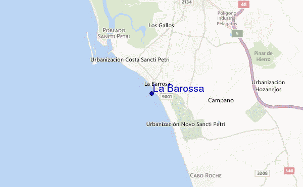 mapa de ubicación de La Barossa