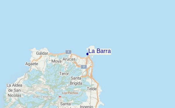La Barra Location Map