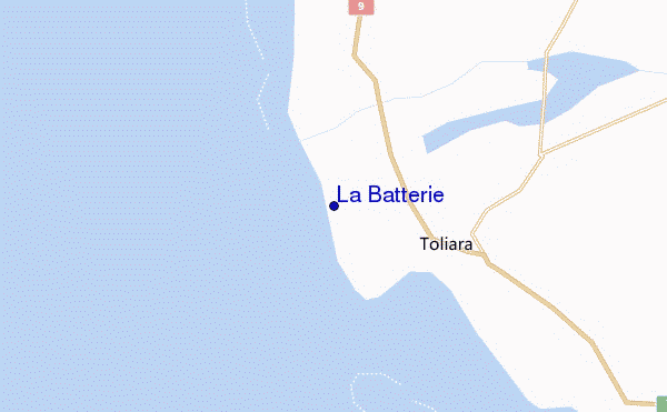 mapa de ubicación de La Batterie
