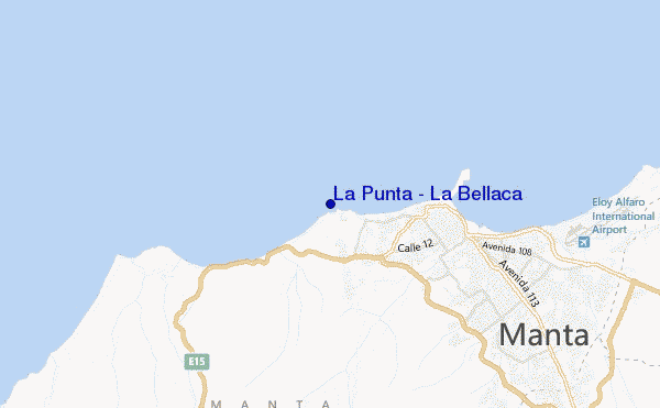 mapa de ubicación de La Punta - La Bellaca
