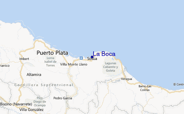 La Boca Location Map