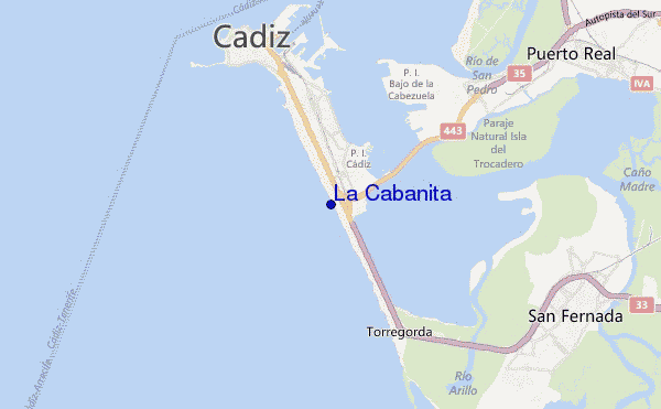 mapa de ubicación de La Cabanita
