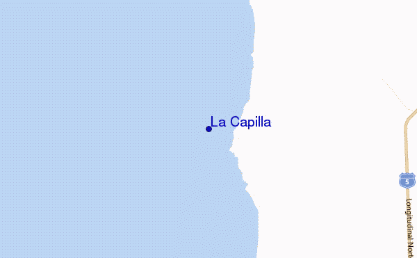 mapa de ubicación de La Capilla