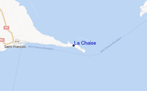 mapa de ubicación de La Chaise