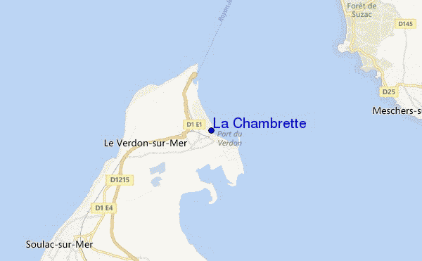mapa de ubicación de La Chambrette