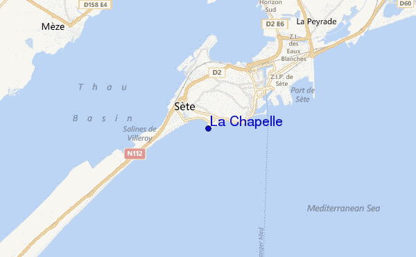 mapa de ubicación de La Chapelle