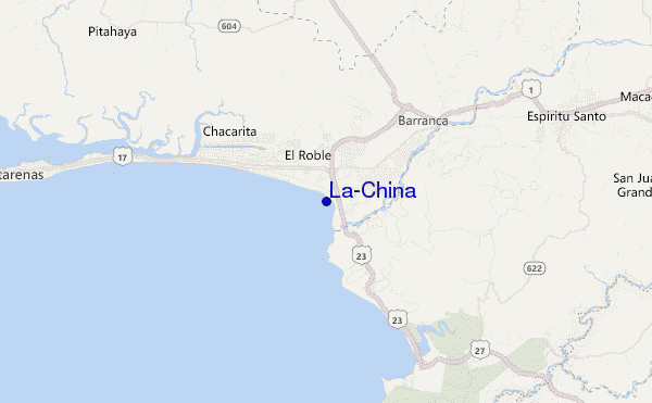 mapa de ubicación de La-China