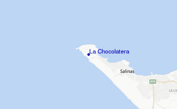 mapa de ubicación de La Chocolatera