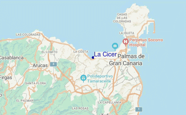 mapa de ubicación de La Cicer