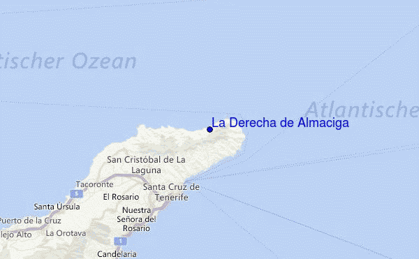 La Derecha de Almaciga Location Map