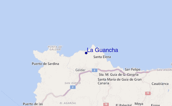 mapa de ubicación de La Guancha