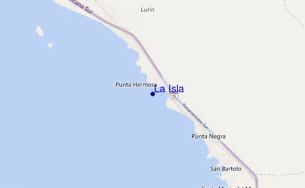 mapa de ubicación de La Isla