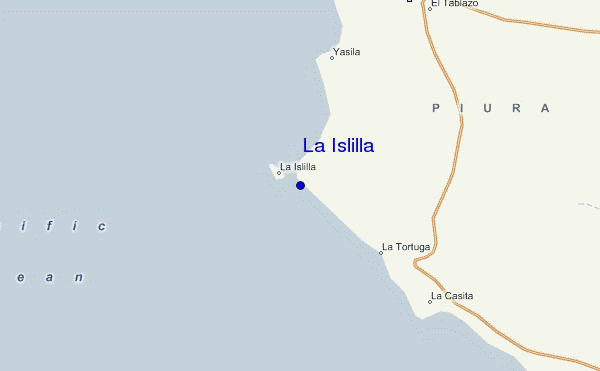 mapa de ubicación de La Islilla