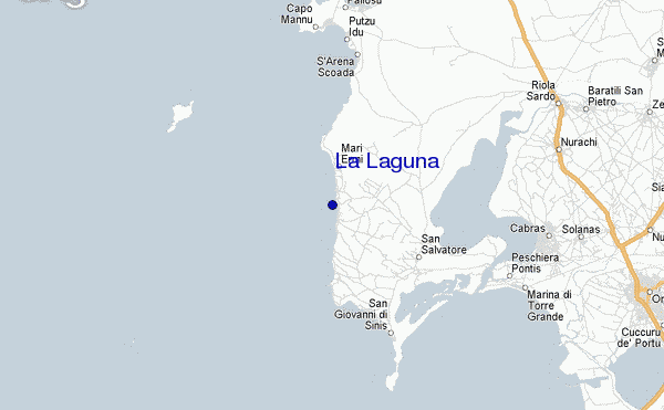 mapa de ubicación de La Laguna