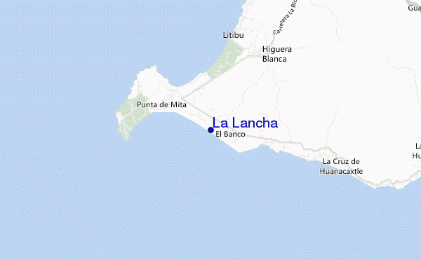 mapa de ubicación de La Lancha