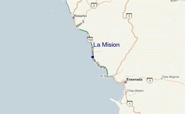 La Mision Location Map