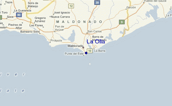 La Olla Location Map