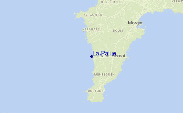 mapa de ubicación de La Palue