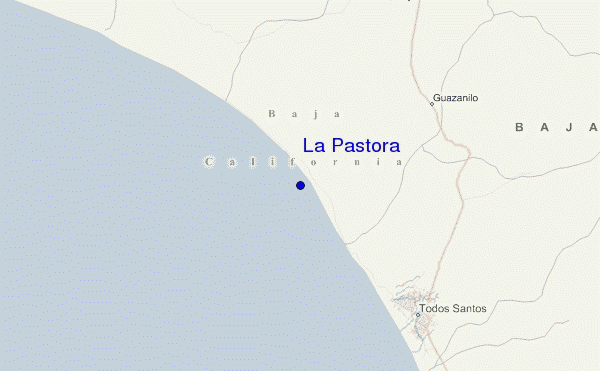 mapa de ubicación de La Pastora