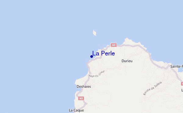 mapa de ubicación de La Perle