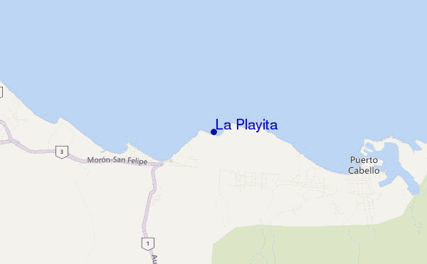 mapa de ubicación de La Playita